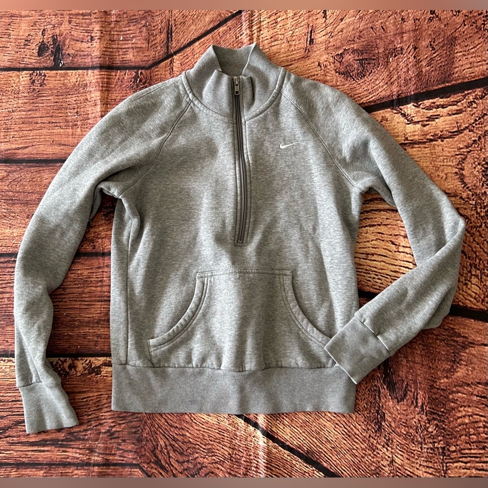 Nike The Athletic Dept 1/2 Zip Sweatshirt Grey Size S